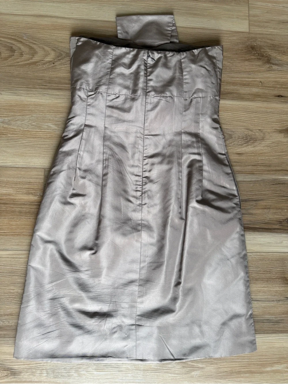 J.Crew 100% Silk Bow Monde Strapless Dress Sz 0 Cocktail Attire Wedding Guest